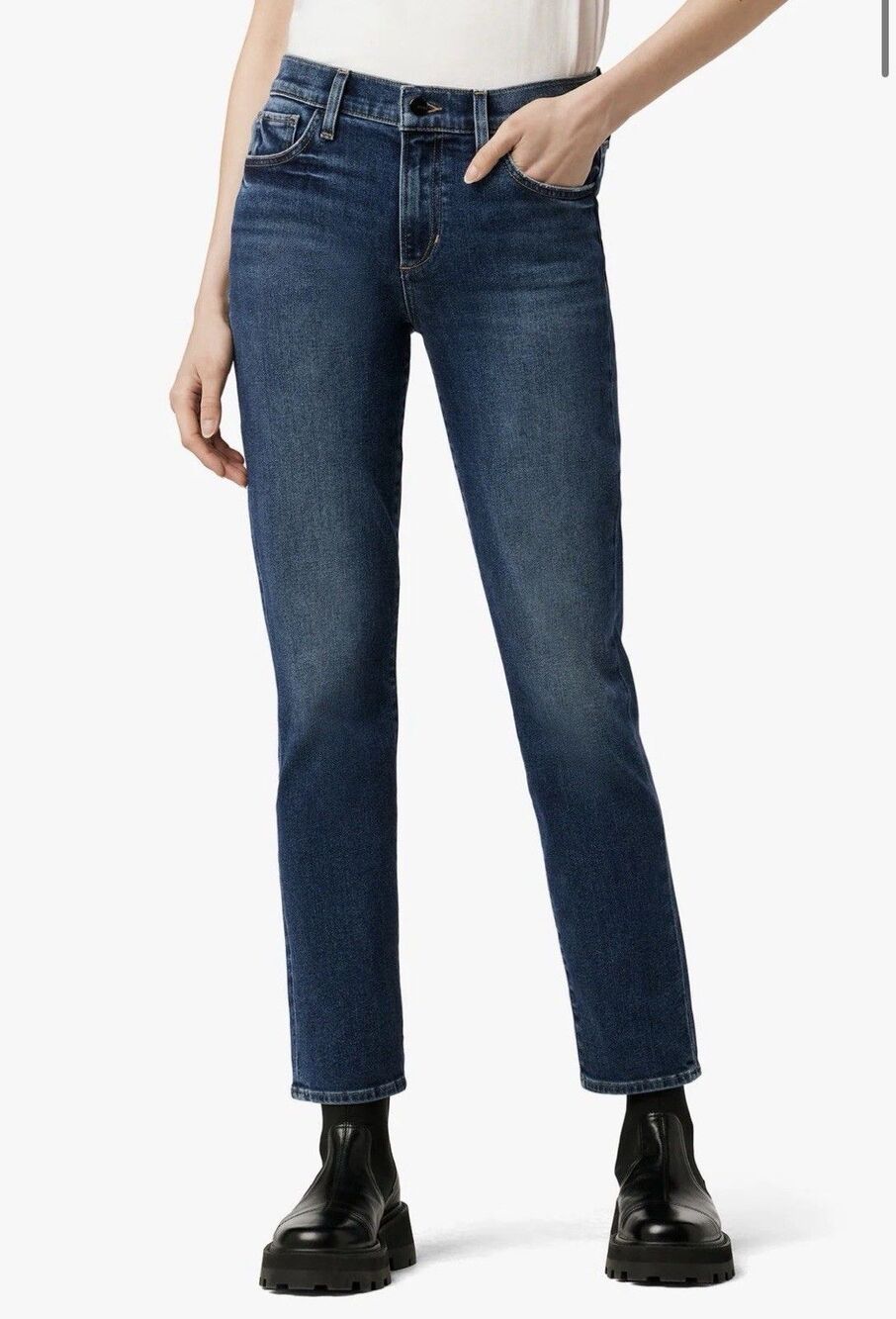 NWT Joe's Jeans The Lara Mid Rise Cigarette Ankle Size 26